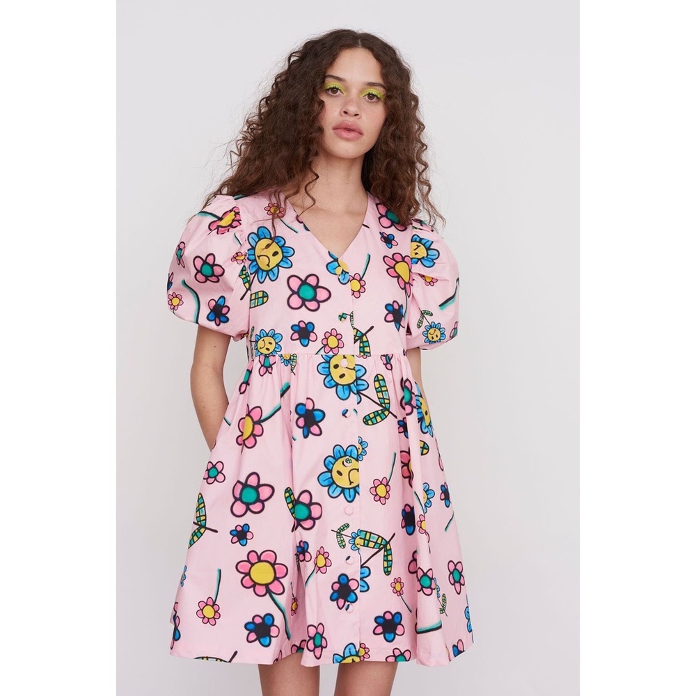 Lazy Oaf X Gentle Thrills Airbrush Dress